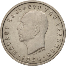 Grecia, Paul I, 5 Drachmai, 1954, Athens, SPL-, Rame-nichel, KM:83