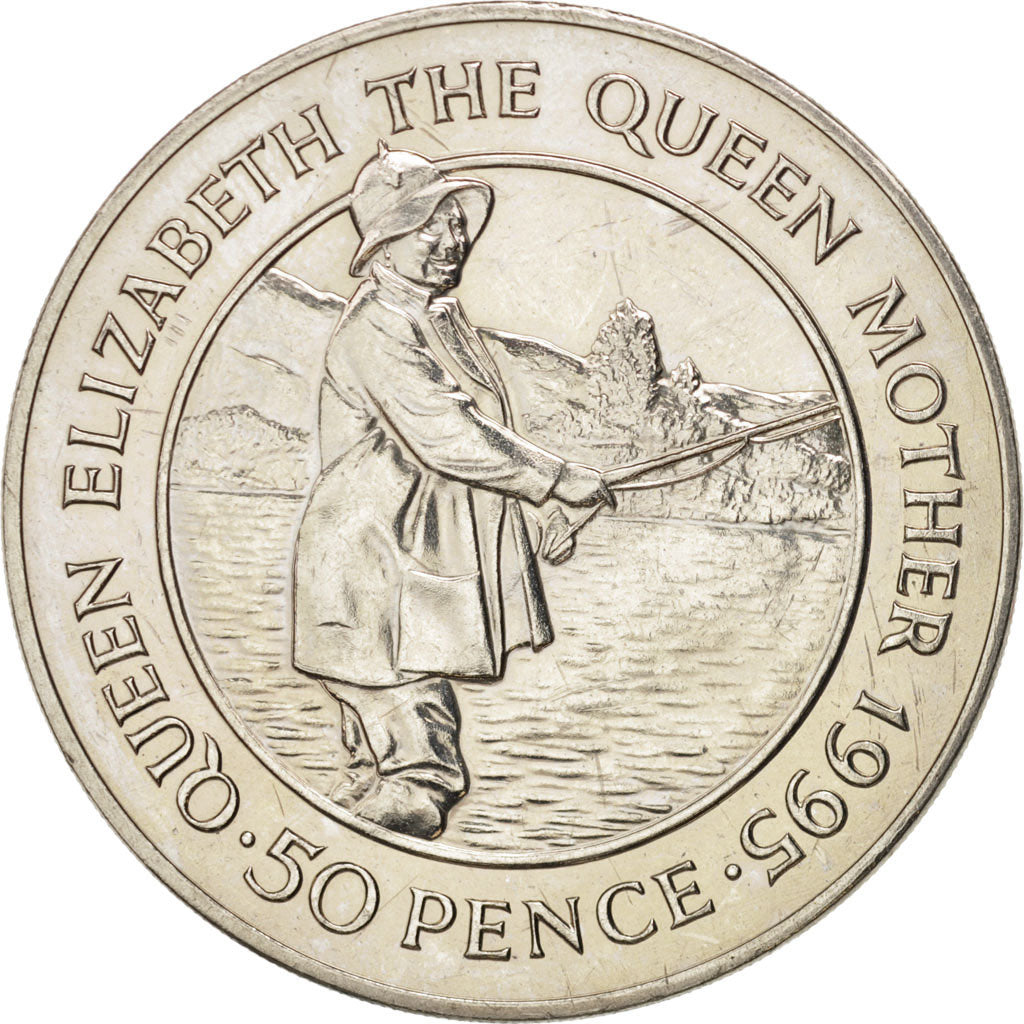 Ascension Island, 50 Pence, 1995, AU(55-58), Copper-nickel, KM:7