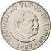 Tonga, King Taufa'ahau Tupou IV, Pa'anga, 1985, SPL-, Rame-nichel ricoperto i...