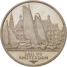 Netherlands, Beatrix, 2 ECU, 1995, Utrecht, AU(55-58), Copper-nickel, KM:94