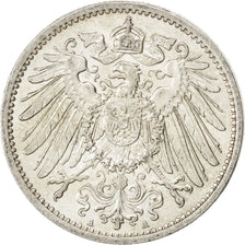 Coin, GERMANY - EMPIRE, Wilhelm II, Mark, 1908, Berlin, MS(60-62), Silver, KM:14