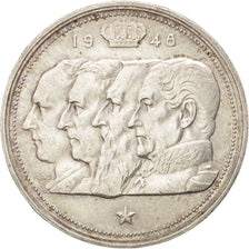 Belgium, 100 Francs, 100 Frank, 1948, EF(40-45), Silver