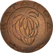 Katanga, Franc, 1961, AU(55-58), Bronze, KM:1