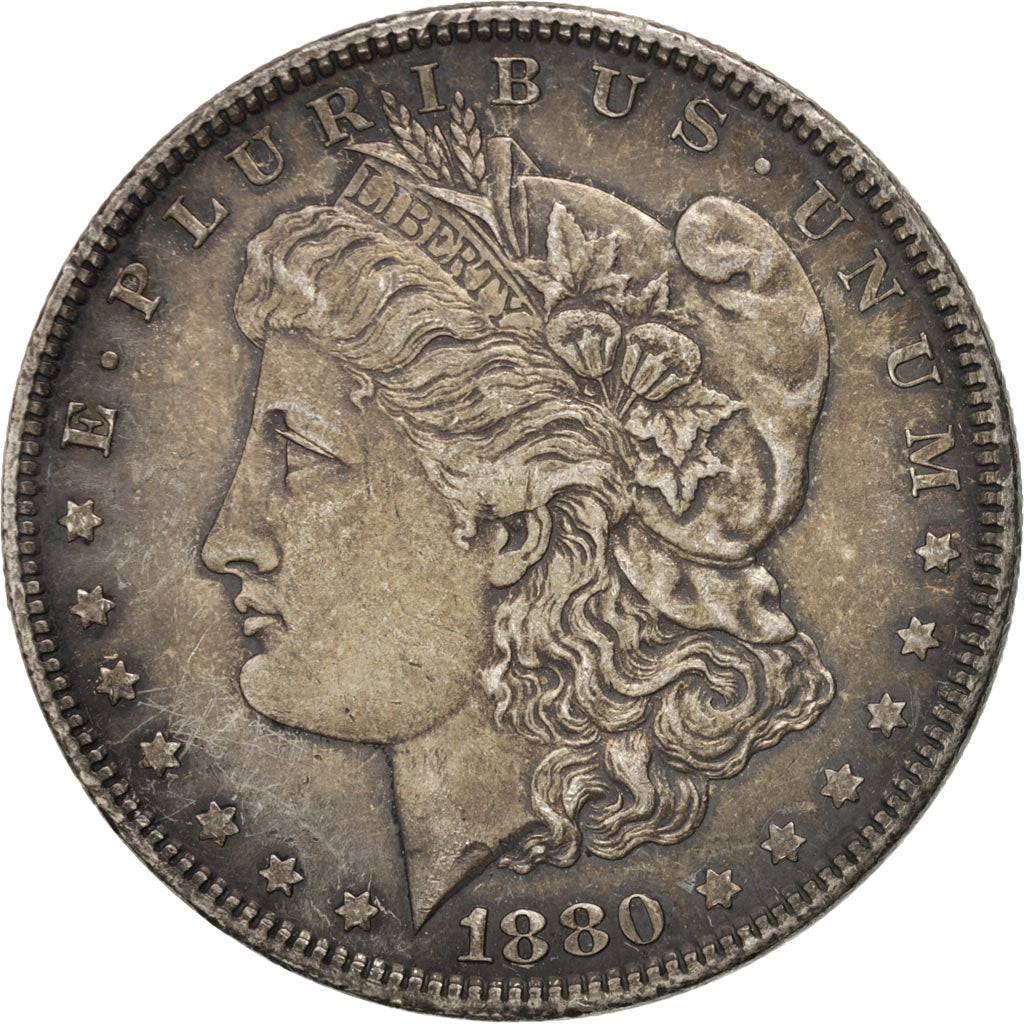 Vereinigte Staaten, Morgan Dollar, Dollar, 1880, U.S. Mint, Philadelphia, EF(...