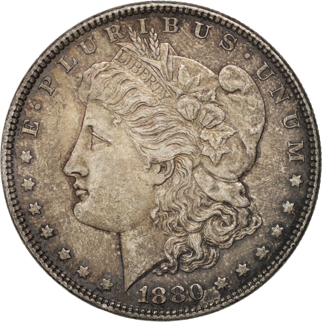 Stati Uniti, Morgan Dollar, Dollar, 1880, U.S. Mint, Philadelphia, BB, Argent...