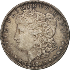 United States, Morgan Dollar, Dollar, 1880, U.S. Mint, Philadelphia, EF(40-45)