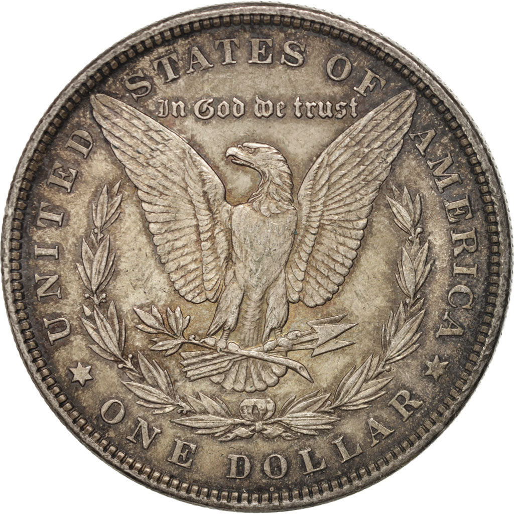 United States, Morgan Dollar, Dollar, 1880, U.S. Mint, Philadelphia, EF(40-45)