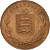 Monnaie, Guernsey, 8 Doubles, 1949, Heaton, Birmingham, SUP, Bronze, KM:14