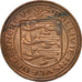 Guernsey, Elizabeth II, 2 New Pence, 1971, Guernesey, TTB+, Bronze, KM:22