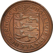 Guernsey, Elizabeth II, 1/2 New Penny, 1971, Guernesey, MS(63), Bronze, KM:20