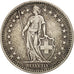 Switzerland, 2 Francs, 1936, Bern, EF(40-45), Silver, KM:21