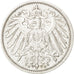Coin, GERMANY - EMPIRE, Wilhelm II, Mark, 1911, Karlsruhe, AU(50-53), Silver
