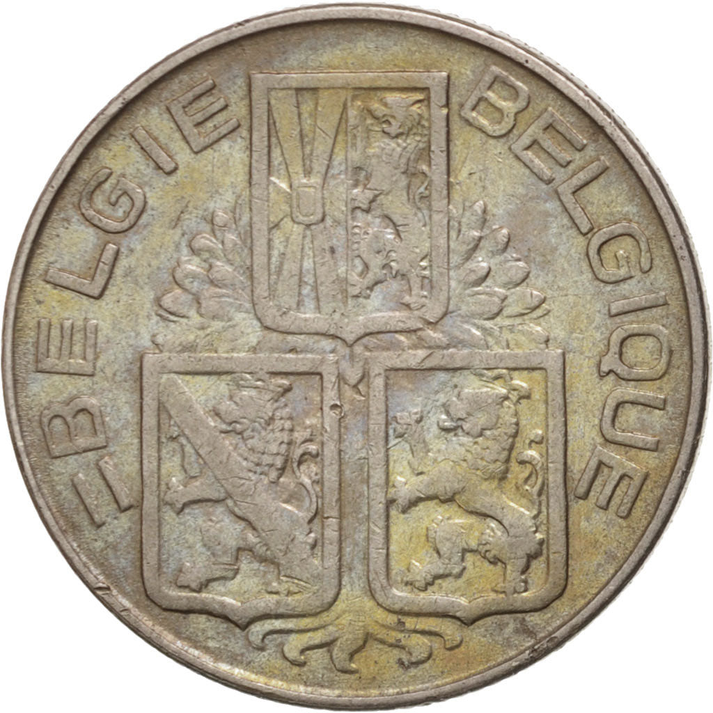 Belgium, Franc, 1940, EF(40-45), Nickel, KM:120