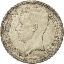 Belgio, 20 Francs, 20 Frank, 1934, BB, Argento, KM:104.1