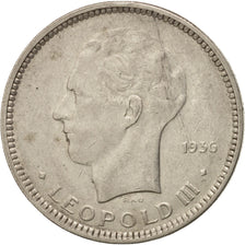 Belgium, 5 Francs, 5 Frank, 1936, VF(30-35), Nickel, KM:109.1