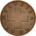 Moneda, Suiza, Rappen, 1956, Bern, MBC+, Bronce, KM:46