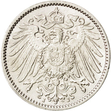 Coin, GERMANY - EMPIRE, Wilhelm II, Mark, 1915, Hambourg, MS(63), Silver, KM:14
