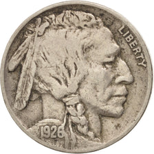 United States, Buffalo Nickel, 5 Cents, 1926, U.S. Mint, Philadelphia