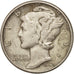 United States, Mercury Dime, Dime, 1945, U.S. Mint, Philadelphia, EF(40-45)