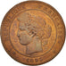 Moneta, Francja, Cérès, 10 Centimes, 1895, Paris, VF(30-35), Bronze, KM:815.1