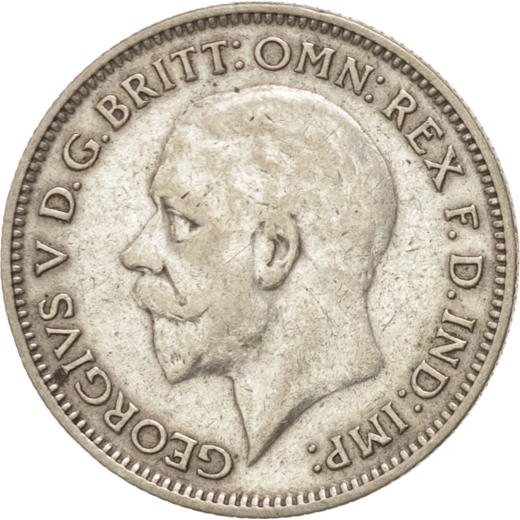 Great Britain, George V, 6 Pence, 1931, , EF(40-45), Silver