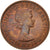 Coin, Great Britain, Elizabeth II, 1/2 Penny, 1962, MS(60-62), Bronze, KM:896