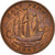 Coin, Great Britain, Elizabeth II, 1/2 Penny, 1962, MS(60-62), Bronze, KM:896