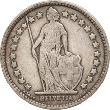 Switzerland, 1/2 Franc, 1916, Bern, VF(30-35), Silver, KM:23
