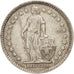Coin, Switzerland, 1/2 Franc, 1943, Bern, AU(50-53), Silver, KM:23