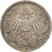 Coin, GERMANY - EMPIRE, 1/2 Mark, 1918, Berlin, MS(63), Silver, KM:17