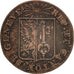 SWISS CANTONS, GENEVA, Sol, 1833, Genève, VF(30-35), Billon, KM:120