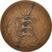 Coin, Guernsey, 8 Doubles, 1864, Heaton, Birmingham, VF(30-35), Bronze, KM:7