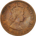Monnaie, Etats des caraibes orientales, Elizabeth II, Cent, 1960, TB+, Bronze