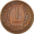 Moneda, Estados del Caribe Oriental , Elizabeth II, Cent, 1960, BC+, Bronce