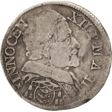 Coin, ITALIAN STATES, PAPAL STATES-AVIGNON, 1/12 Ecu, 1693, Avignon, VF(30-35)