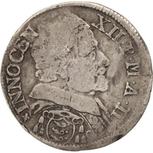 Monnaie, États italiens, PAPAL STATES-AVIGNON, 1/12 Ecu, 1693, Avignon, TB+