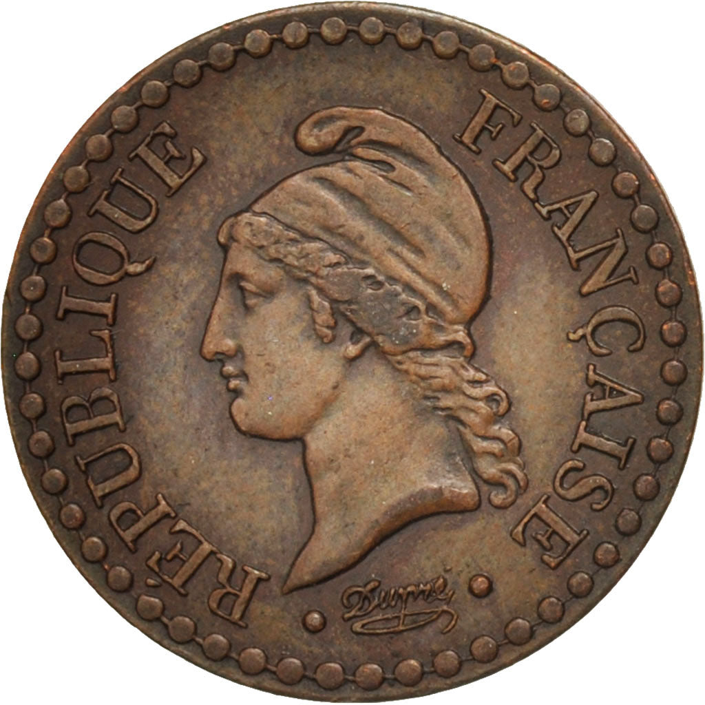 Coin, France, Dupré, Centime, 1850, Paris, AU(50-53), Bronze, KM:754