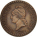 Moneda, Francia, Dupré, Centime, 1850, Paris, MBC+, Bronce, KM:754, Gadoury:84
