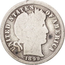 United States, Barber Dime, Dime, 1899, U.S. Mint, Philadelphia, F(12-15)