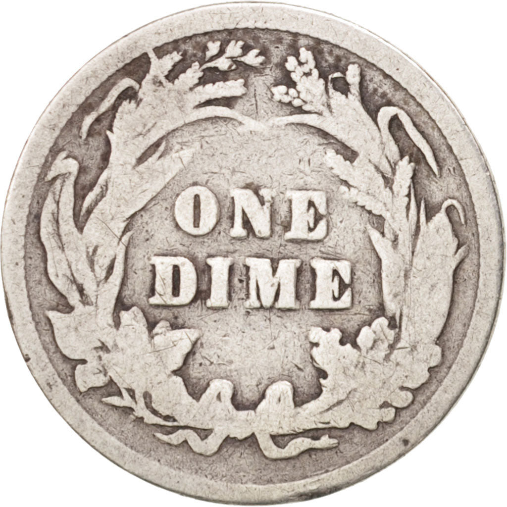 United States, Barber Dime, Dime, 1899, U.S. Mint, Philadelphia, F(12-15)