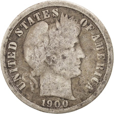 Stati Uniti, Barber Dime, Dime, 1900, U.S. Mint, Philadelphia, MB, Argento, K...