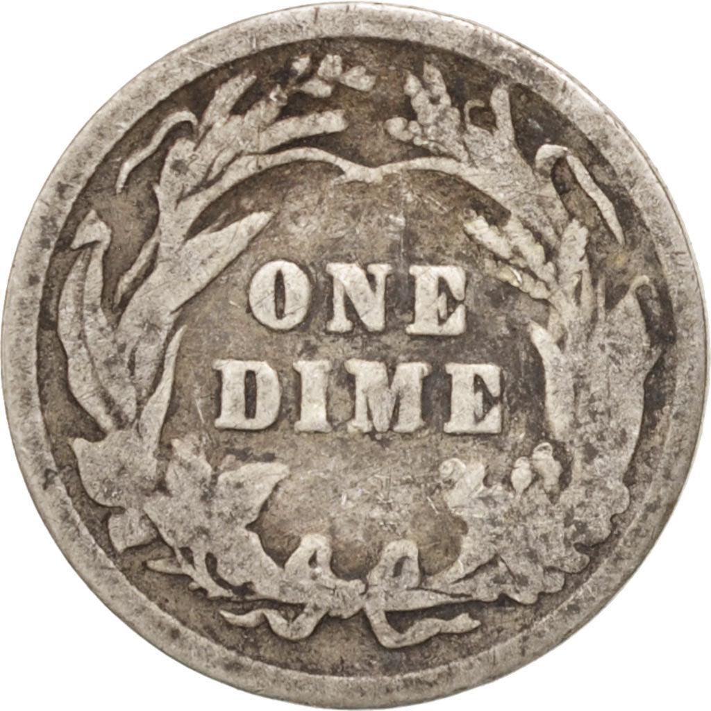 Stati Uniti, Barber Dime, Dime, 1900, U.S. Mint, Philadelphia, MB, Argento, K...