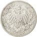 Munten, DUITSLAND - KEIZERRIJK, 1/2 Mark, 1907, Muldenhütten, FR+, Zilver