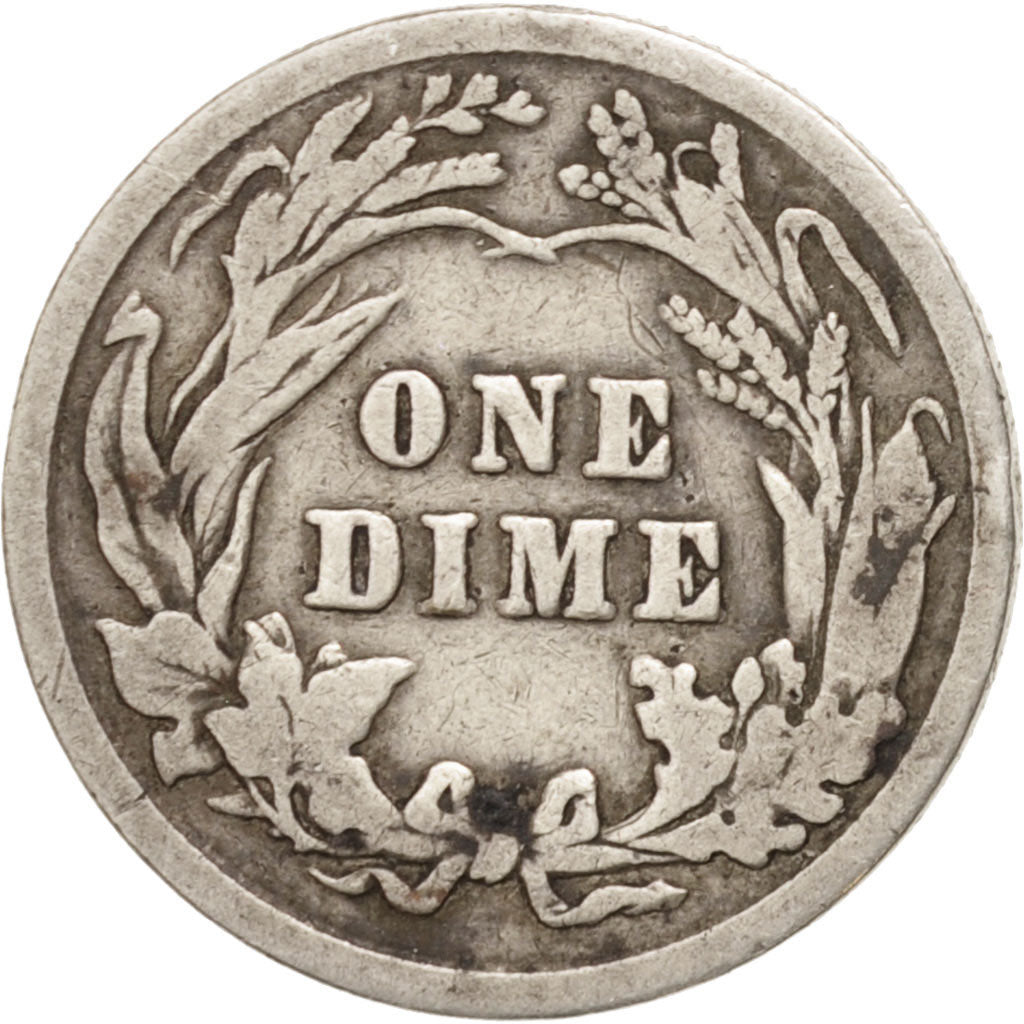 United States, Barber Dime, Dime, 1903, U.S. Mint, Philadelphia, VF(20-25)