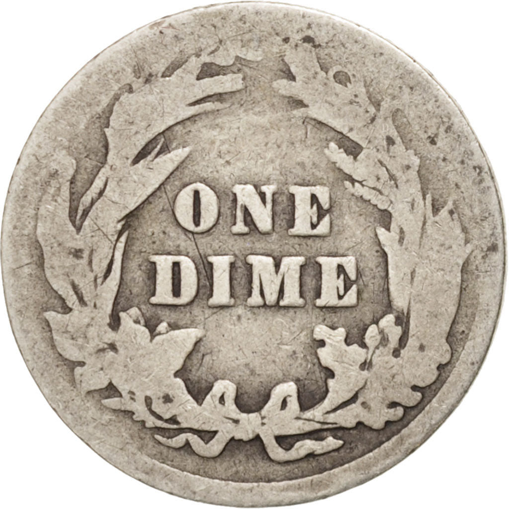 Stati Uniti, Barber Dime, Dime, 1907, U.S. Mint, Philadelphia, B, Argento, KM...