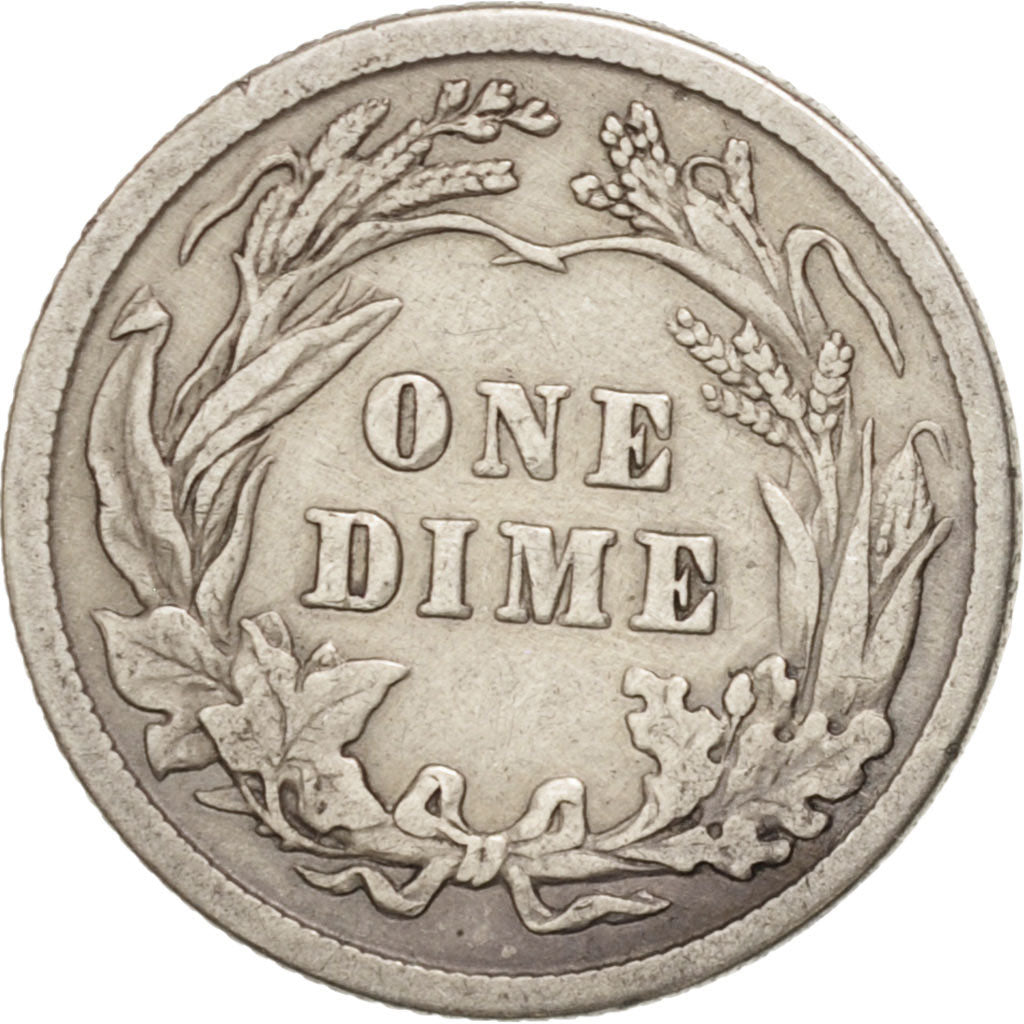 United States, Barber Dime, Dime, 1911, U.S. Mint, Philadelphia, EF(40-45)