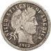 Moneta, Stati Uniti, Barber Dime, Dime, 1912, U.S. Mint, Philadelphia, MB