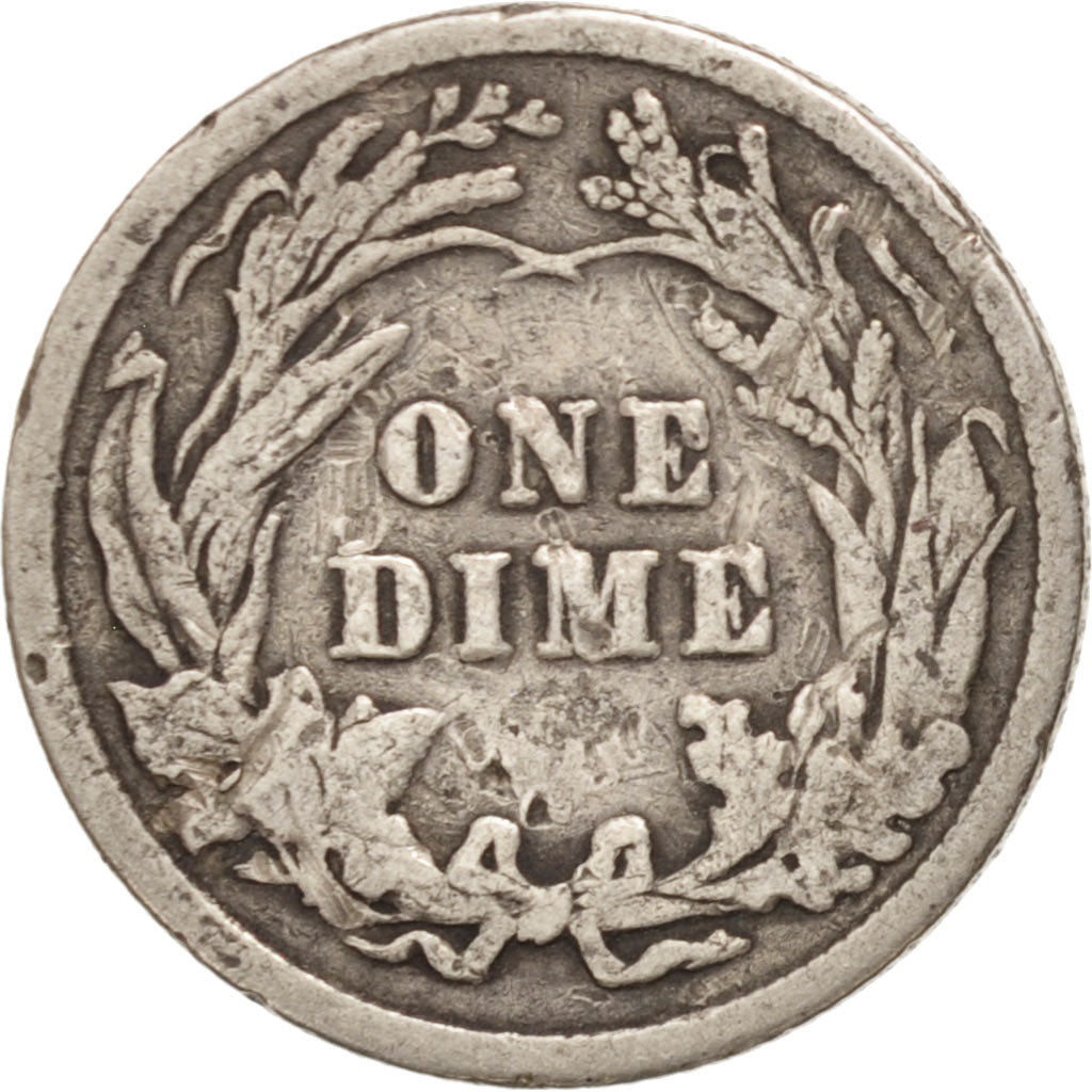 Moneta, Stati Uniti, Barber Dime, Dime, 1912, U.S. Mint, Philadelphia, MB