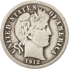 Münze, Vereinigte Staaten, Barber Dime, Dime, 1912, U.S. Mint, Philadelphia, S