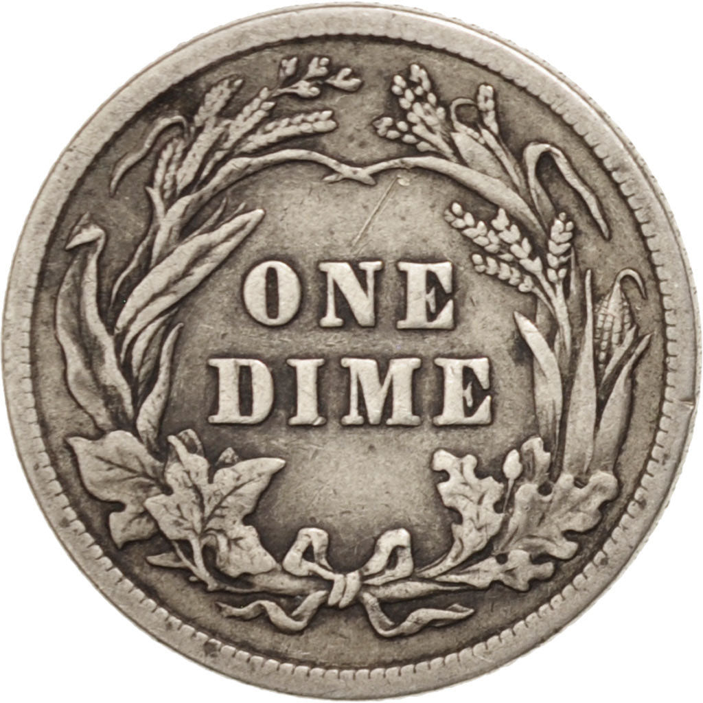 United States, Barber Dime, Dime, 1913, U.S. Mint, Philadelphia, EF(40-45)
